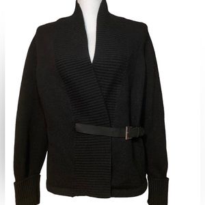 A.Giannetti Merino Wool Buckle Detail Cardigan